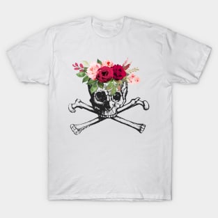 Skull and Florals T-Shirt